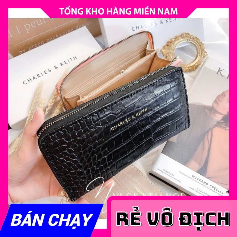 VÍ C&amp;K KÈM HỘP SANG TRỌNG V163 ⚡FREESHIP⚡100% ẢNH THẬT⚡ CHUYÊN SỈ - GIÁ TỐT