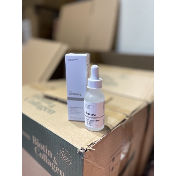 Serum The Ordinary Niacinamide 10% + Zinc 1% Mờ Thâm Mụn, Sáng Da