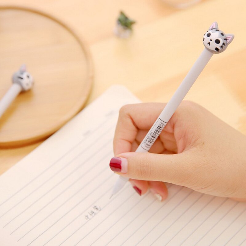 Set 4 bút mực Gel 0.5mm hình mèo dễ thương