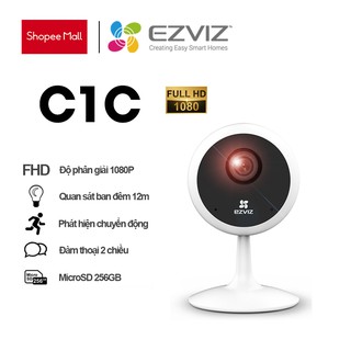 [TẶNG THẺ NHỚ 32GB] Camera EZVIZ C1C 720p/1080p, đàm thoại 2 chiều, tầm nhìn góc rộng, quan sát ban đêm 12m