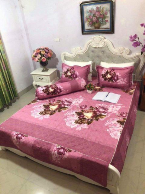 Bộ 5 Món Vỏ Chăn Ga Gối Coton poly cao cấp | BigBuy360 - bigbuy360.vn