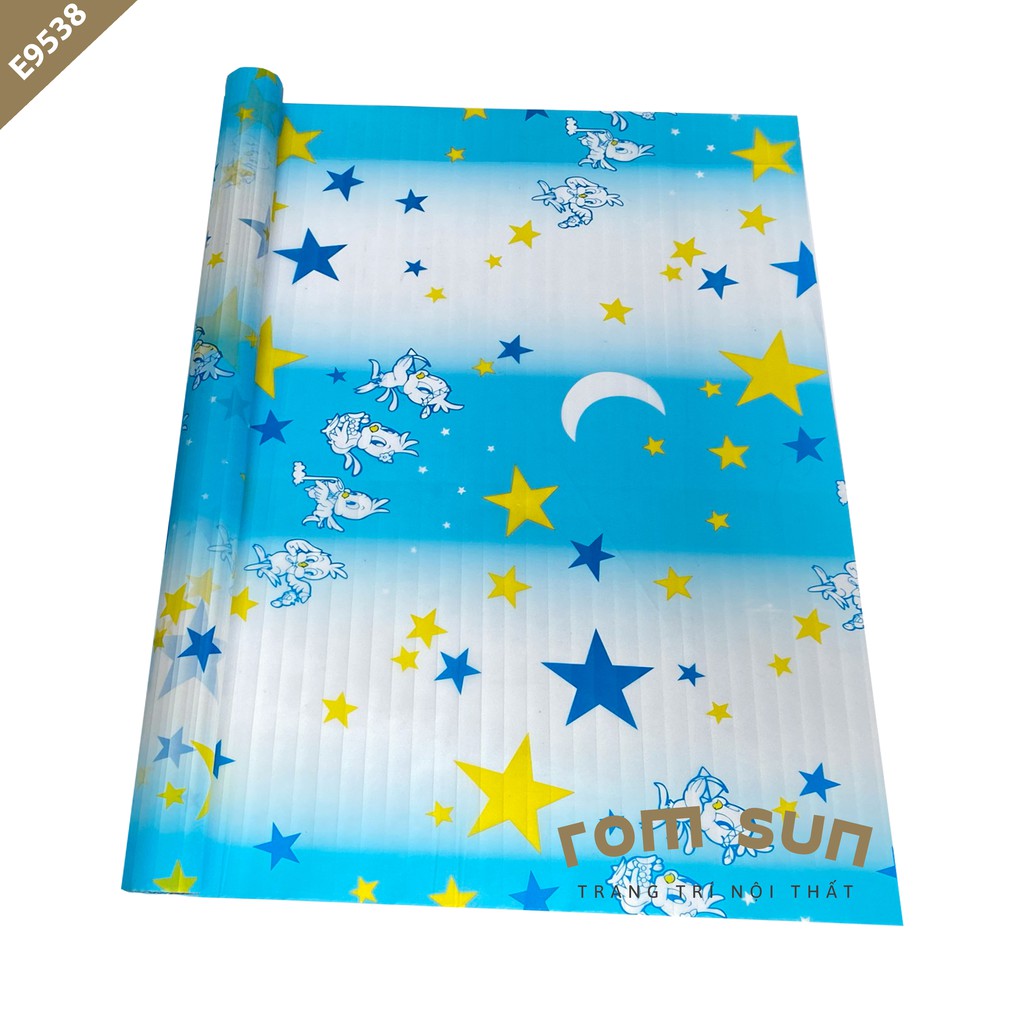 Khổ 90cm | Decal dán kính mờ , Giấy dán kính mờ phòng ngủ cho bé - Decal mờ hoạt hình ngôi sao dán cửa | BigBuy360 - bigbuy360.vn