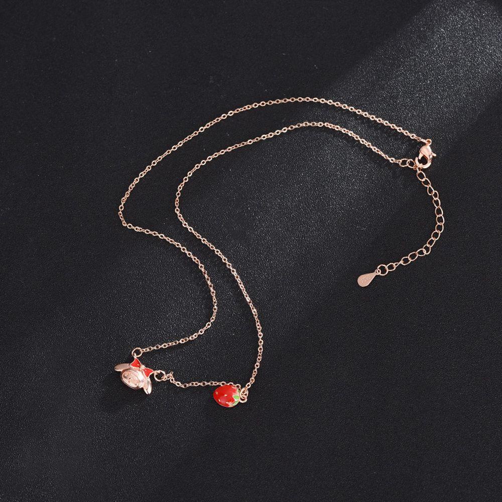 Vòng cổ Mặt Hoạt Hình Mymelody Bằng Đồng Đơn Giản Sáng Tạo