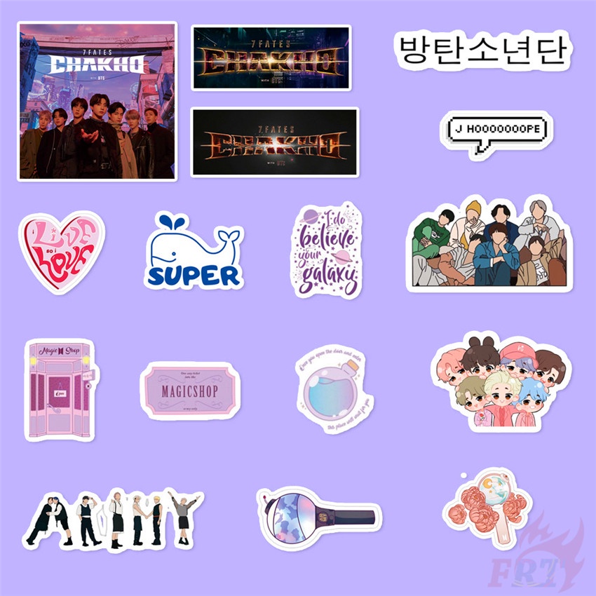 ❉ 7fates: Nhãn Dánchakho ❉ Bộ 105 Sticker Họa Tiết Superstar Thời Trang Dùng Để Trang Trí