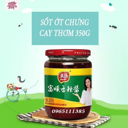 Tương Chấm Cay Thơm 350g - Sốt Ớt Chưng Cay Thơm