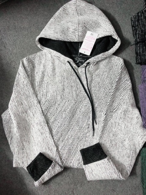 Áo croptop nỉ sọc Vân Jazzy (chất đẹp)