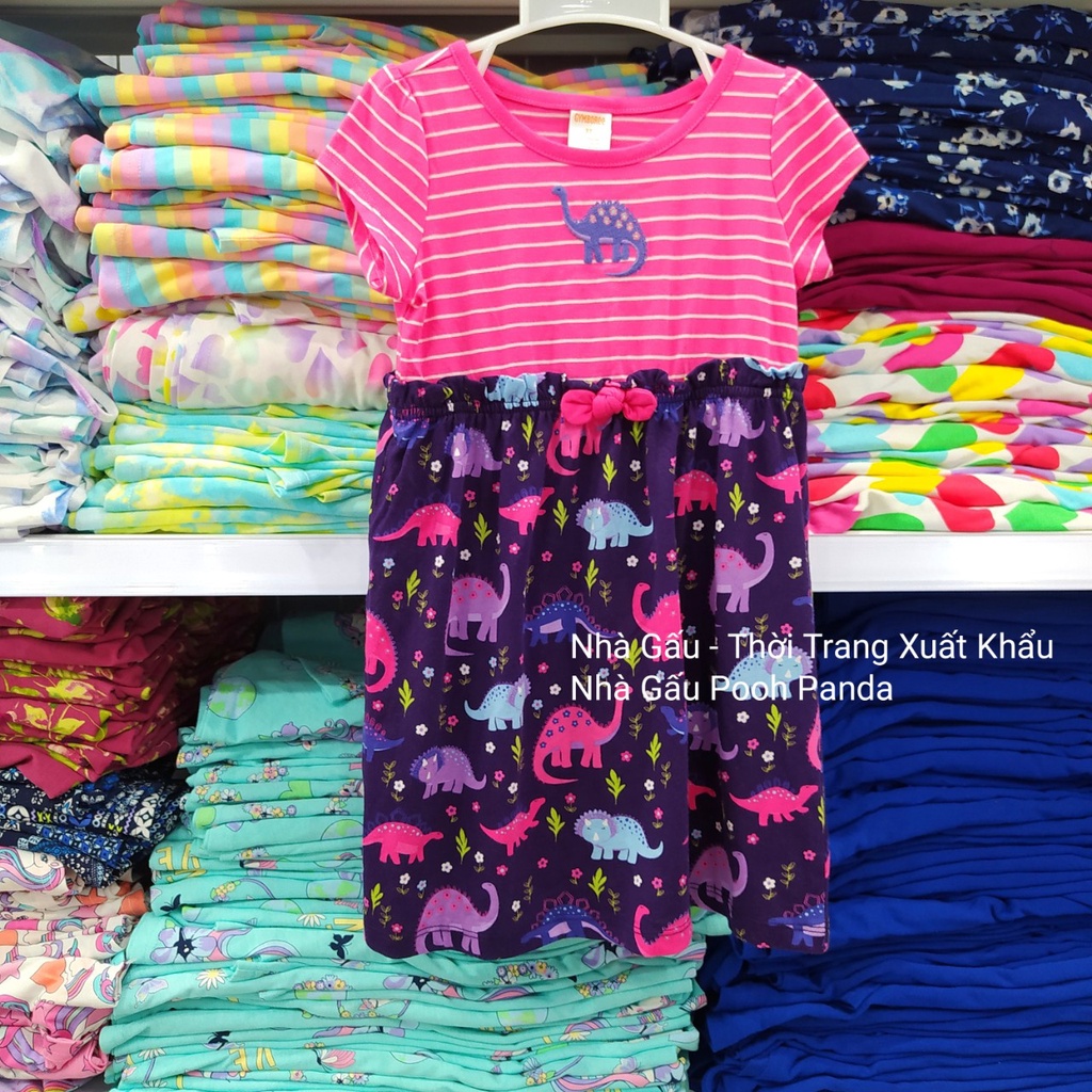 Đầm GYMBOREE hồng khủng long BG224