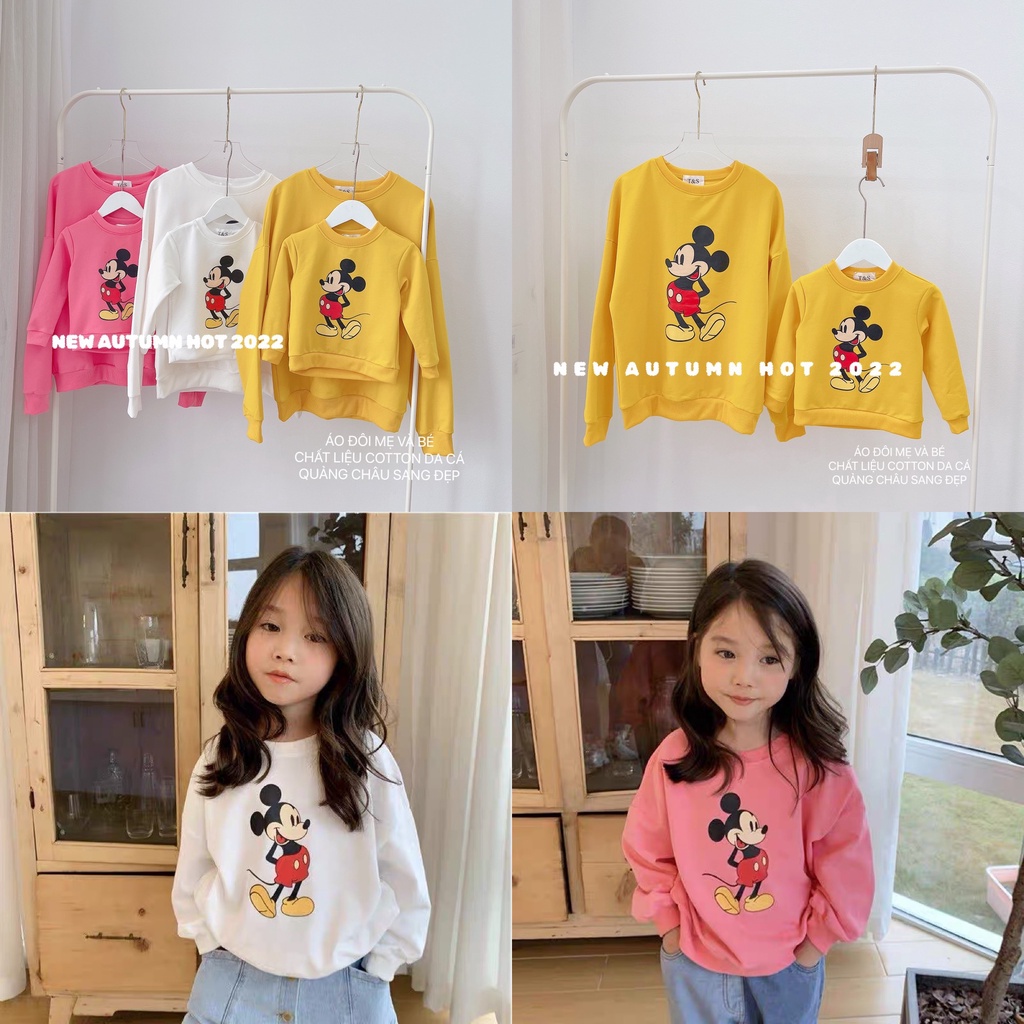 ÁO ĐÔI MIC KY CHO MẸ VÀ BÉ - AD01