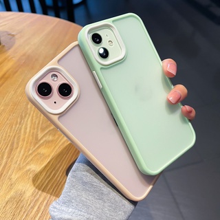 Mờ/matte Ốp Điện Thoại Silicon Cứng Trong Suốt Mặt Nhám Chống Sốc Bảo Vệ camera Cho iPhone 13 pro max 13 mini 12 13 pro