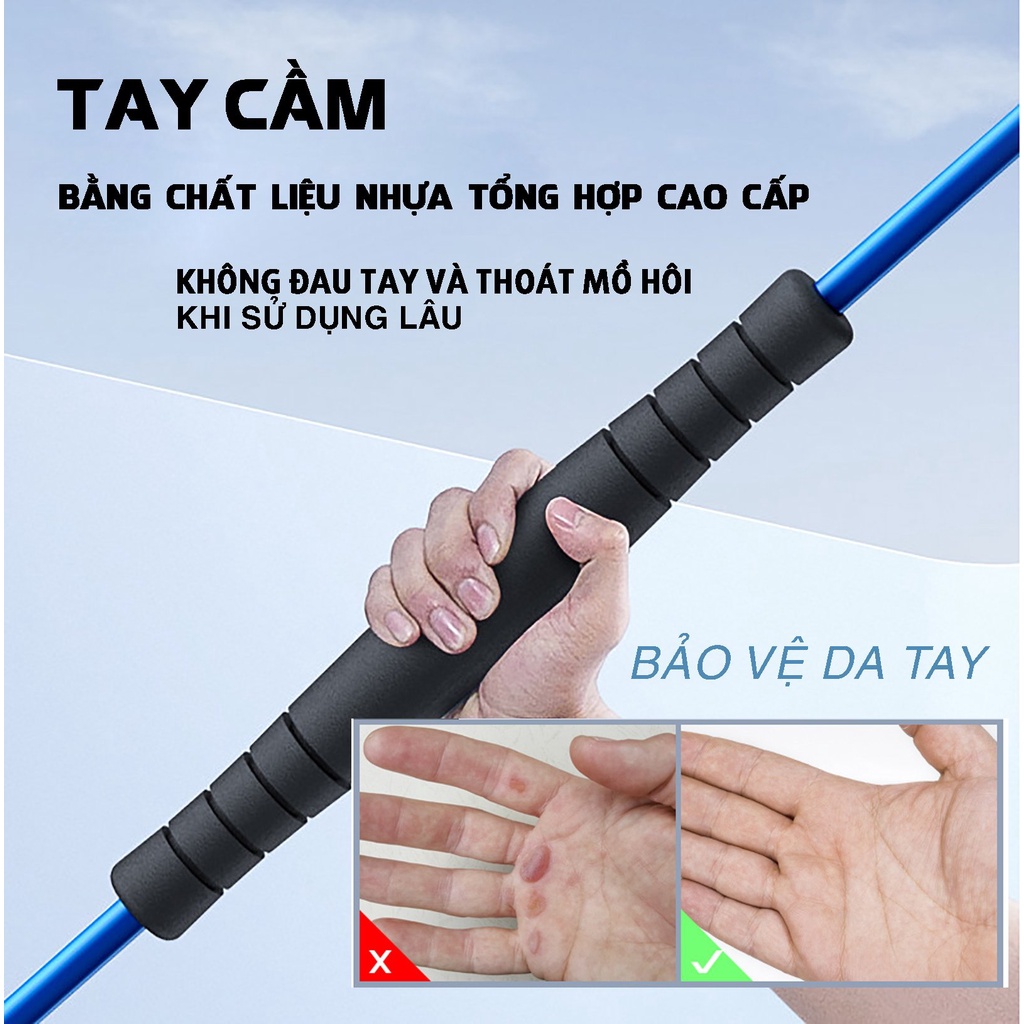 Thanh rung đàn hồi Flexibar Thanh rung tập thể dục tập Gym Thanh rung tay đàn hồi Gậy rung đàn hồi giảm cân Feilishi