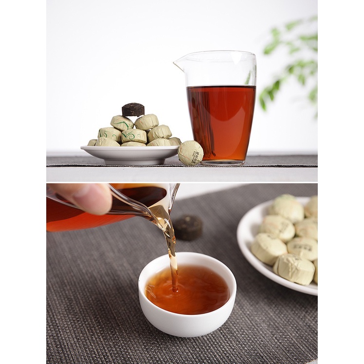 Trà Phổ Nhĩ Chín Vân Nam Hương Nếp (01 Viên Dùng Thử)