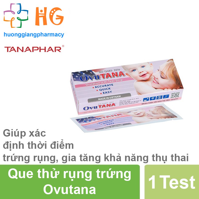 Que thử rụng trứng Ovutana (Hộp 1 Que)