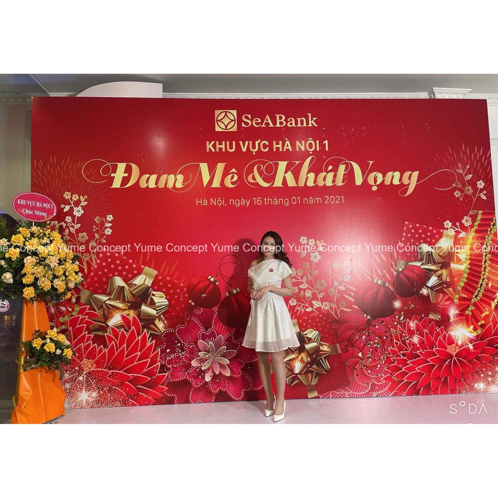 [Mã FATHANG5 giảm 10K đơn 50K]  Đầm lệch vai 1 bên | BigBuy360 - bigbuy360.vn