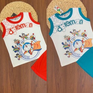 SIZE 2-12 (15-35KG) ĐỒ BỘ BÉ TRAI SÁT NÁCH IN HÌNH DOREMON