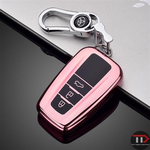 Vỏ TPU Bảo Vệ Chìa Khóa Cho Xe Toyota Prius Camry Corolla C-HR CHR RAV4 Prado 2018