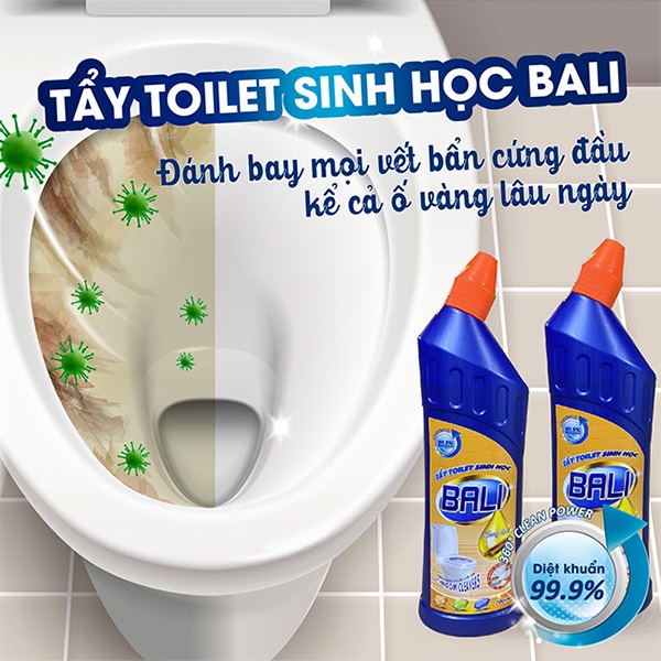 Nước Tẩy Toilet,Nhà Vệ Sinh BALI 800Gr Hương Quế Không Chất Hóa Học,Diệt Và Ngăn Ngừa Vi Khuẩn Hiệu Quả