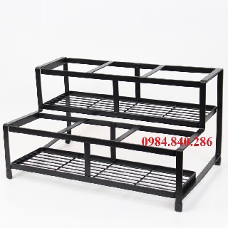 Kệ inox để bình siro 4 ngăn - 6 ngăn