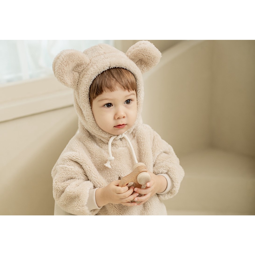 Happyprince Áo hoodie lông nội địa hàn quốc