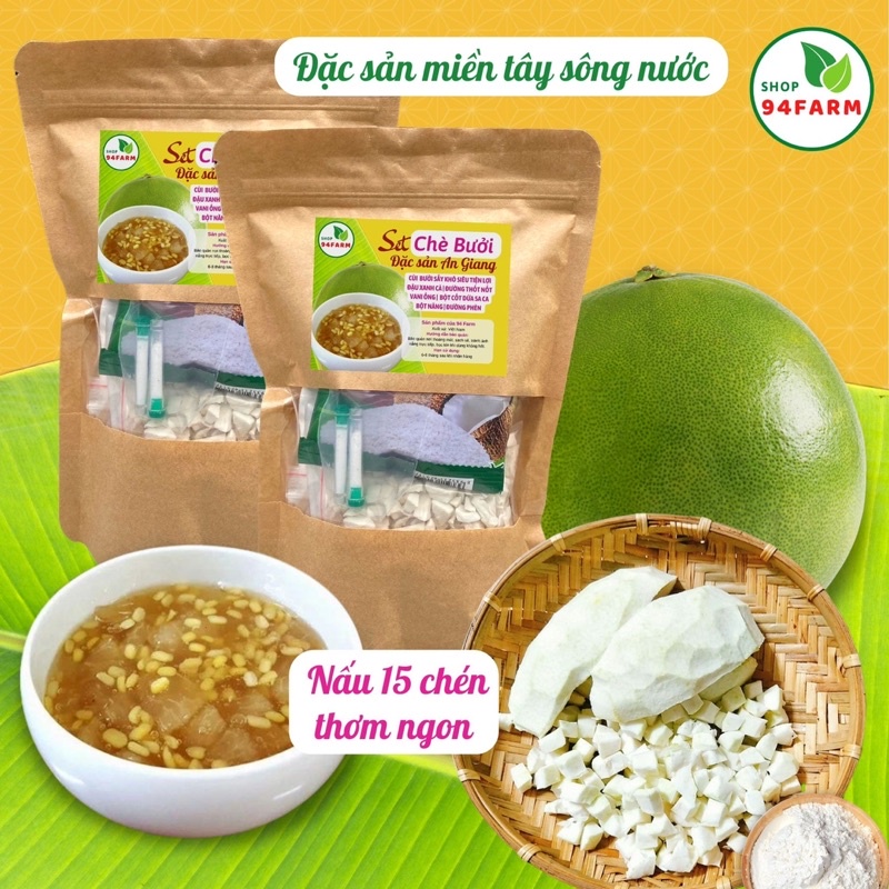 Set Nguyên Liệu Chè Bưởi Đặc Sản An Giang Nấu 15 chén