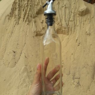 CHAI THỦY TINH 500ML CHIẾT RÓT DẦU