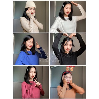 Áo len trơn dáng ôm basic 8 màu