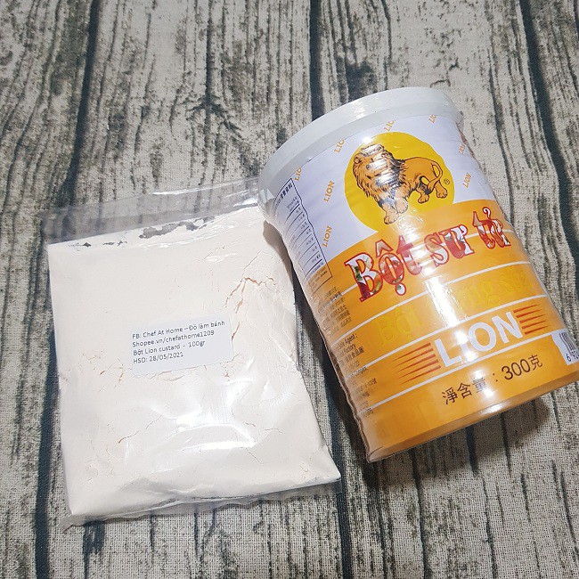 Bột Lion custard/ bột sư tử gói lẻ 100gr