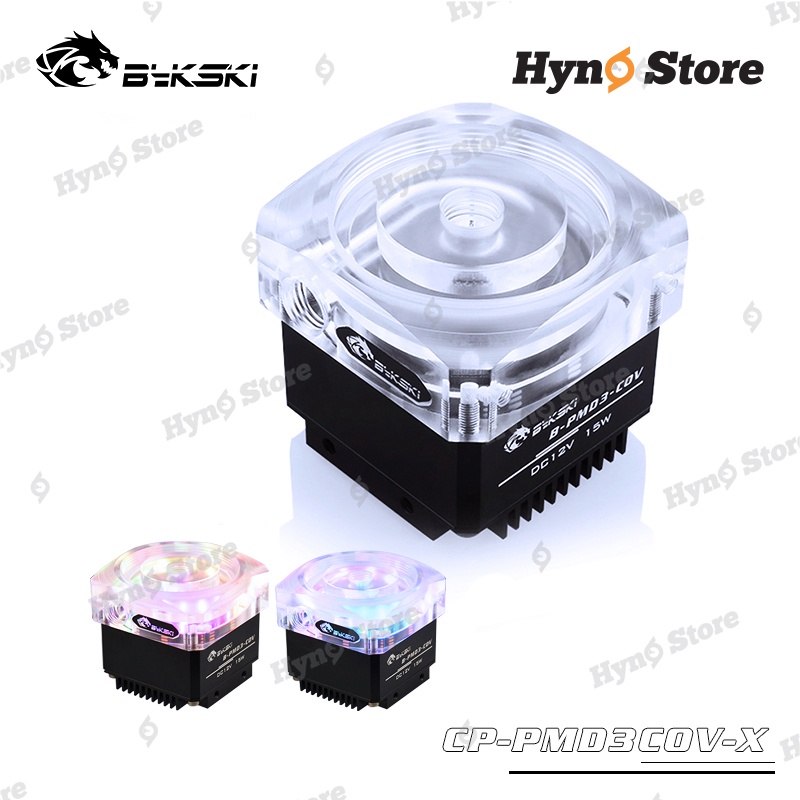 Bơm DDC COV 15W Bykski thiết kế mới liền tank OD60 CP-PMD3COV-X Tản nhiệt nước custom - Hyno Store