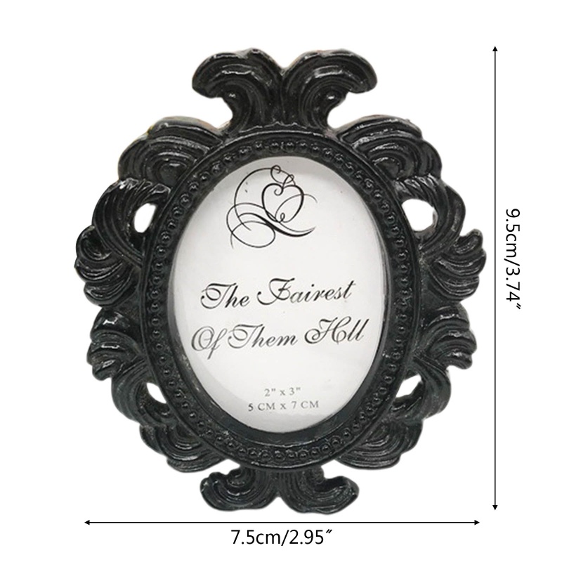 Khung Ảnh Để Bàn Hình Oval Phong Cách Baroque