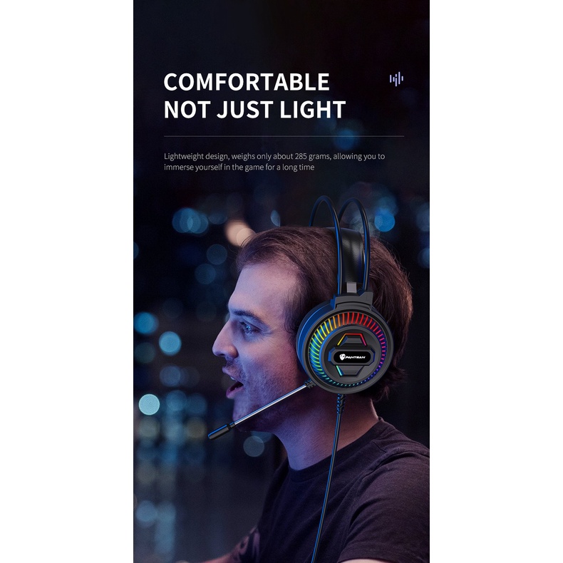 Bảo Hành 12 ThángTai Nghe Gaming PSH-400 - Tai Nghe pc chụp tai Có Micro Led siêu đẹp