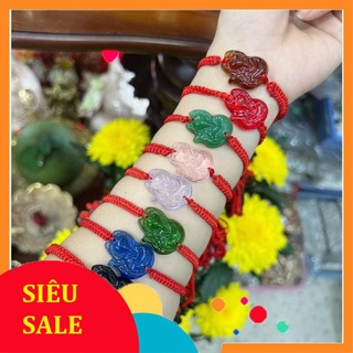 Vòng tay hồ ly đuôi phong thủy tết chỉ đỏ may mắn