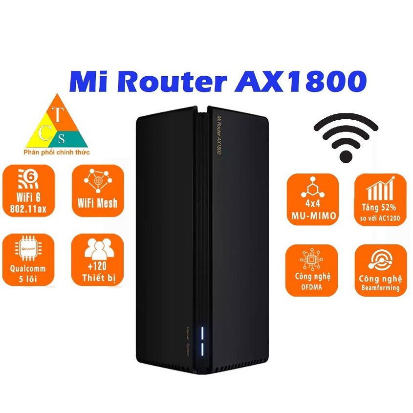 Bộ phát WiFi Xiaomi Mi Router AX1800, hỗ trợ mesh, WiFi 6 chính hãng | WebRaoVat - webraovat.net.vn