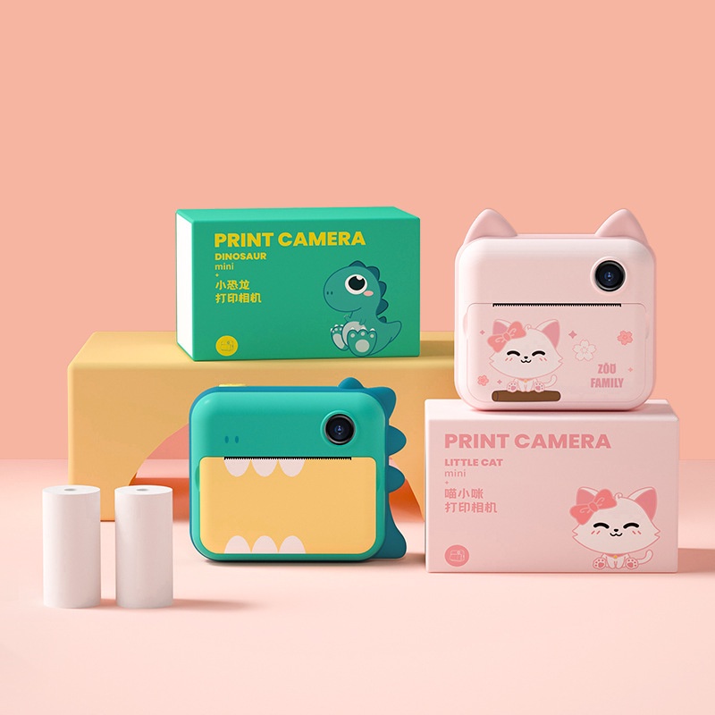 Máy ảnh polaroid kỹ thuật số mini thiết kế đáng yêu