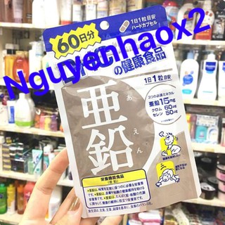 Viên kẽm zinc Nhật Bản 60 ngày