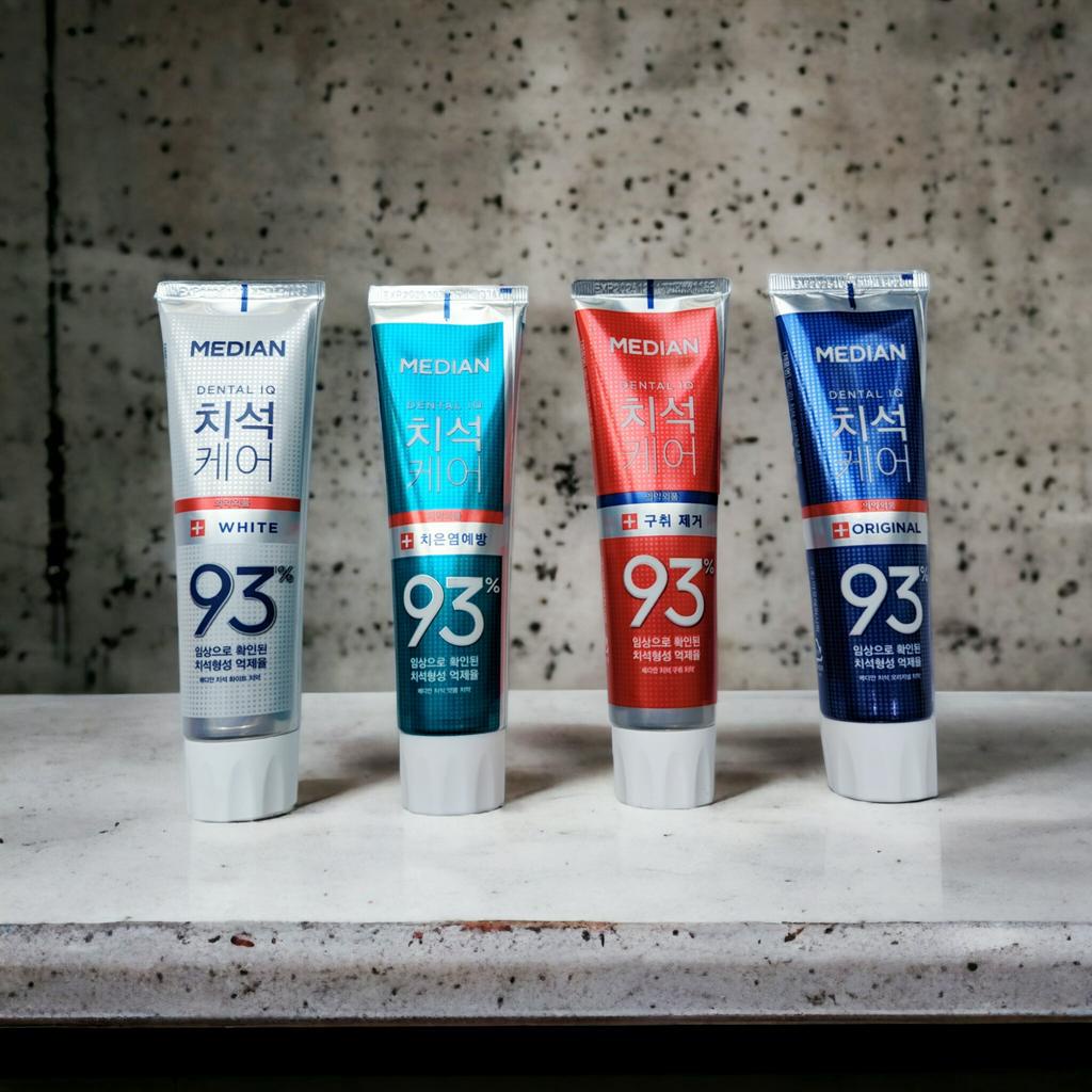 Kem Đánh Răng Median 93% Toothpaste giảm viêm nướu, trắng răng 120g