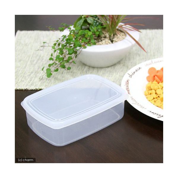 Hộp nhựa đựng thực phẩm có nắp 830ml chữ nhật