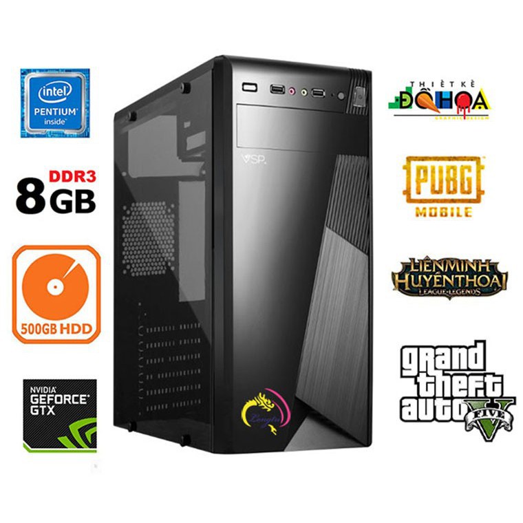 Thùng CPU Đồ Họa và Chiến GAME thế hệ 4-Chính hãng