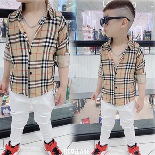 áo sơ mi lụa cao cấp cho bé trai