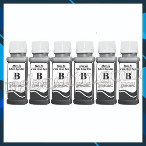 Mực In Film Chế Bản - Chụp Bản Lụa Toàn Đen Chuyên Dùng cho Máy In Phun Epson - Chai 100ml
