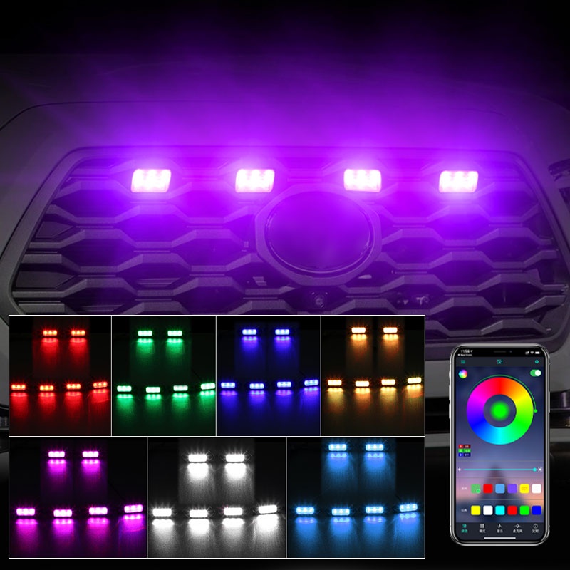 SEAMETAL Đèn LED DRL Điều Khiển Bằng APP Cho Xe Hơi