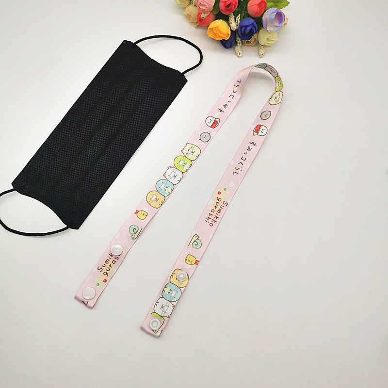 Y&amp;X Dây đeo khẩu trang cho bé, giữ khẩu trang chống thất lạc có hoạ tiết hoạt hình đáng yêu cho bé rất tiện dụng