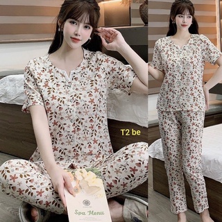 Đồ bộ mặc nhà vải lụa hàn