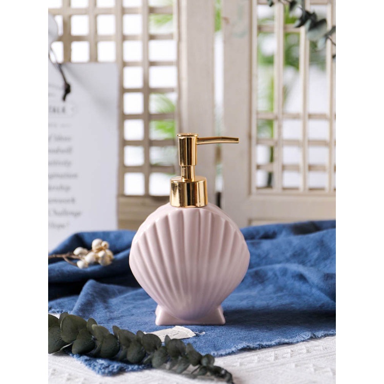 Qianshi Bình Sứ Đựng Nước Rửa Tay Dạng Nhấn Sáng Tạo Với Hai Cách Dùng