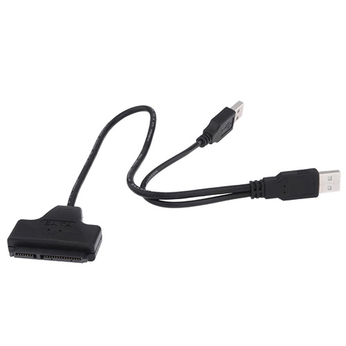 Cáp Chuyển Đổi USB 2.0 Sang 2.5inch 22Pin 7+15 ATA SATA 2.0 HDD/SSD | BigBuy360 - bigbuy360.vn