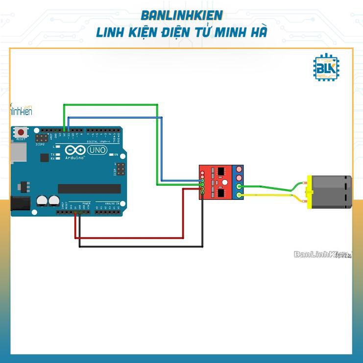 [Mô đun] Module Điều Khiển Động Cơ L9110