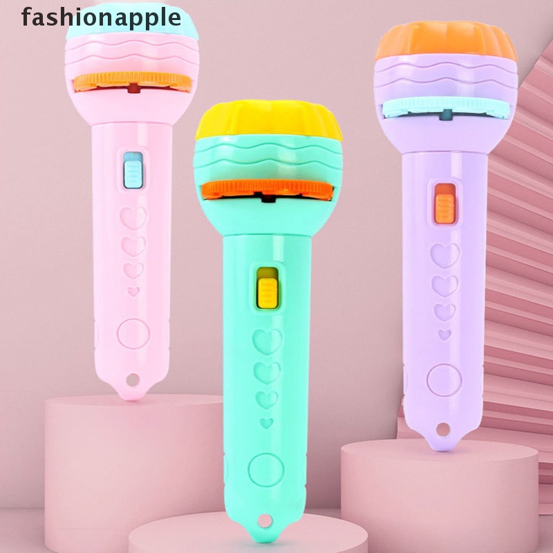 Đồ chơi đèn pin chiếu hình ảnh kể chuyện giáo dục sớm cho bé