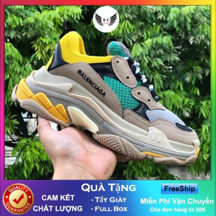 Giày Thể Thao Nam Nữ Vàng Xanh Cao Cấp
