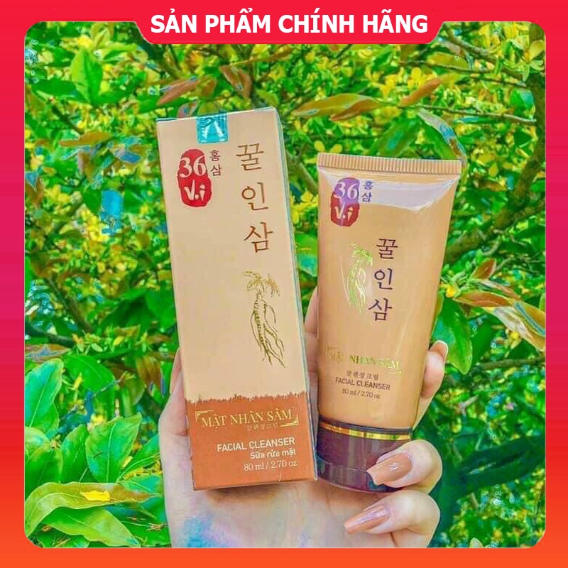 Sữa Rửa Mặt 36 Vị Mật Nhân Sâm - Sữa Rửa Mặt Cao Mụn Sâm Đỏ 36 Vị MeeA Origin Chính Hãng