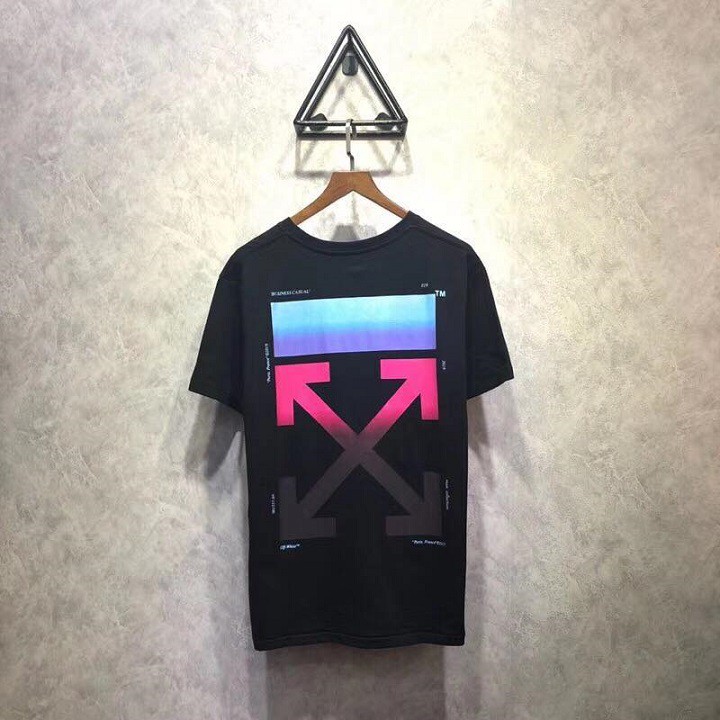 Áo thun form rộng unisex nam nữ chữ OFF mũi tên phối màu, tee tay lỡ, oversize | Lee Hoàng Group | BigBuy360 - bigbuy360.vn