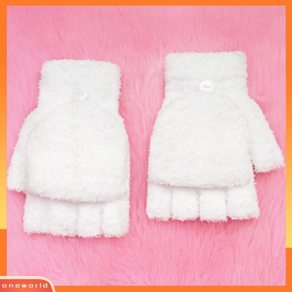 |Bộ Đồ Bơi Một Mảnh Dành Cho Nữ| 1 Đôi Găng Tay Hở Ngón Giữ Ấm Siêu Mềm Mại Màu Trơn Thời Trang Thu Đông Cho Nữ