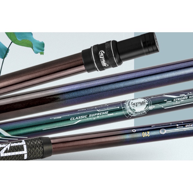 Cán vợt carbon cao cấp 1m7 - 2m1 - siêu cứng - nhẹ